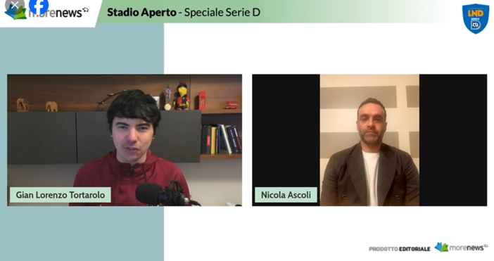 Stadio Aperto. Il punto alla vigilia della sosta, ospite mister Nicola Ascoli (Video) Stadio Aperto. Il punto alla vigilia della sosta, ospite mister Nicola Ascoli (Video)