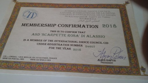 Danza: per le &quot;Scarpette Rosa&quot; di Alassio arriva la certificazione dal Consiglio Internazionale