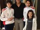 Nella foto Paolo Pizzo con Camilla e Carolina Gastaldi ed Arianna Astegiano Nella foto Paolo Pizzo con Camilla e Carolina Gastaldi ed Arianna Astegiano