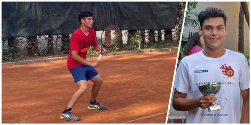Tennis. Il Circolo Pietra Ligure è in festa, Federico Dallan è campione regionale Under 14