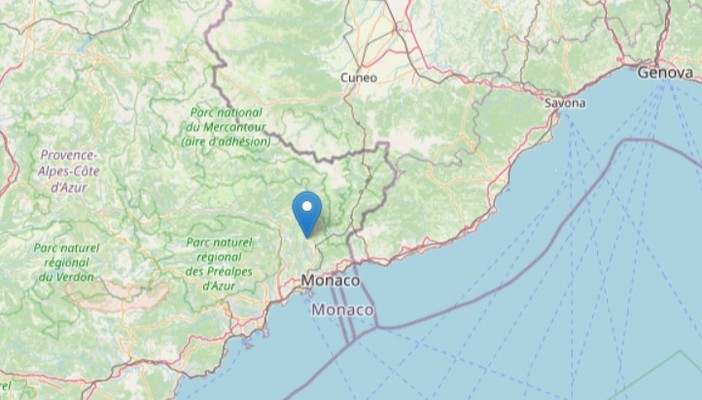 Scossa di magnitudo tra 3,5 e 4 in provincia di Imperia: avvertita anche in Piemonte Scossa di magnitudo tra 3,5 e 4 in provincia di Imperia: avvertita anche in Piemonte