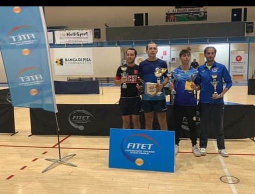 Tennistavolo: Andrea Pacileo vince l'Assoluto all'Open di Pontedera Tennistavolo: Andrea Pacileo vince l'Assoluto all'Open di Pontedera