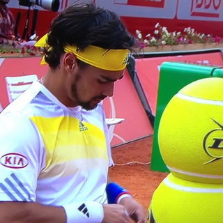 Tennis: Fabio Fognini nettamente battuto da Rafael Nadal esce al secondo turno dell'Atp di Roma