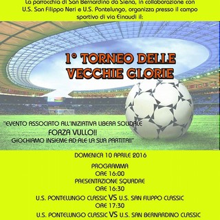 Calcio. Oggi pomeriggio triangolare solidale tra Pontelungo, San Filippo Neri e San Bernardino Calcio. Oggi pomeriggio triangolare solidale tra Pontelungo, San Filippo Neri e San Bernardino