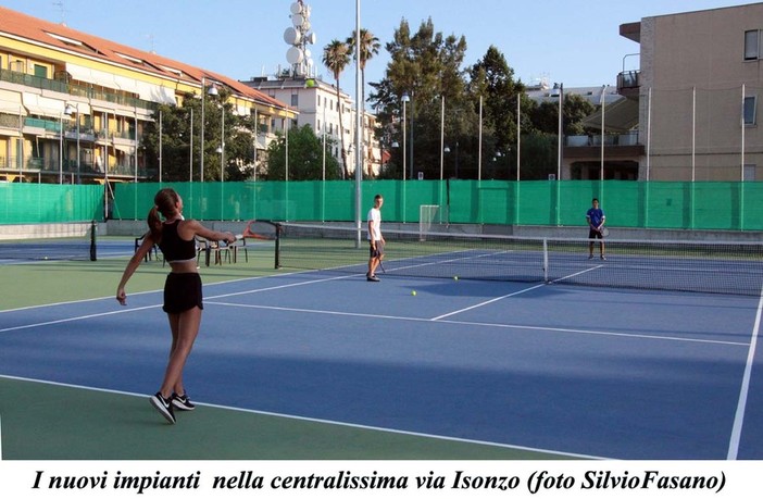 Albenga, prime partite sui campi del &quot;Magnolia Tennis Club&quot; (FOTO)