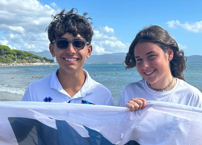 Vela, Classe RS Feva. Bastini e Bardelli campioni d’Italia Under 14 e medaglia d’argento nella classifica generale Vela, Classe RS Feva. Bastini e Bardelli campioni d’Italia Under 14 e medaglia d’argento nella classifica generale