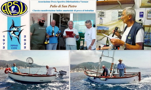 Pesca Sportiva: il palio di San Pietro 2022 alla coppia Perata - De Luigi