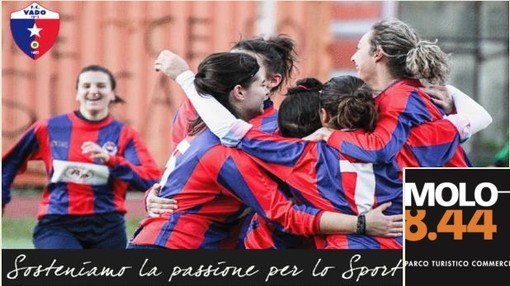 Calcio femminile: il Molo 8.44 diventa partner ufficiale del Vado FC Calcio femminile: il Molo 8.44 diventa partner ufficiale del Vado FC