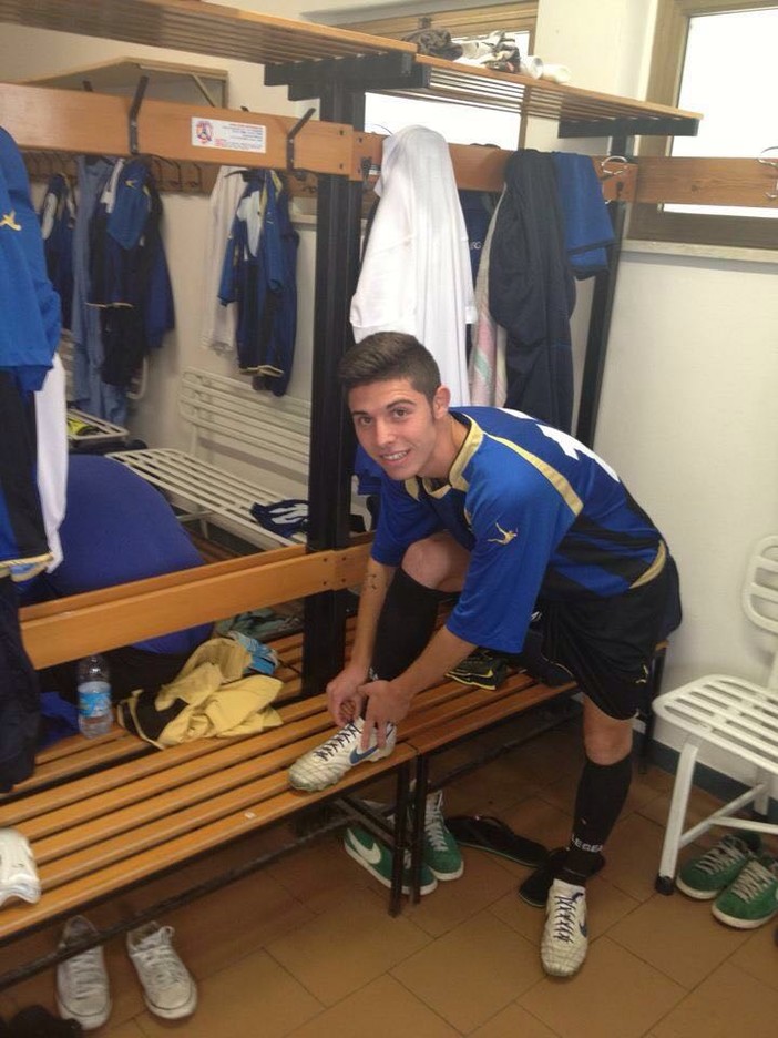 Nella foto Lorenzo Vecchiotti, neo giocatore del Don Bosco Valle Intemelia