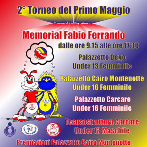 Volley, Memorial Fabio Ferrando: iscrizioni aperte per l'edizione 2017