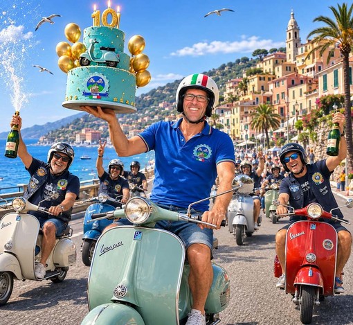 Motori | Vespa Club Pietra Ligure, dieci anni in sella: il raduno torna in città Motori | Vespa Club Pietra Ligure, dieci anni in sella: il raduno torna in città