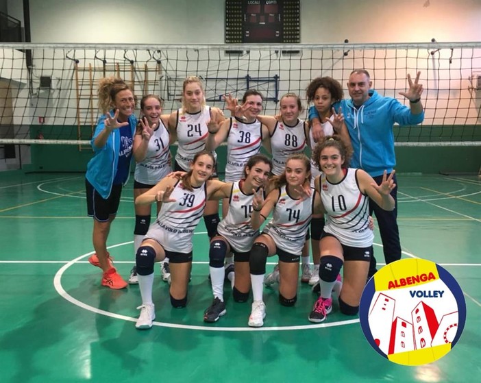 Volley, Under 14. L'Albenga blu chiude il 2022 con un successo e il girone d'andata a punteggio pieno