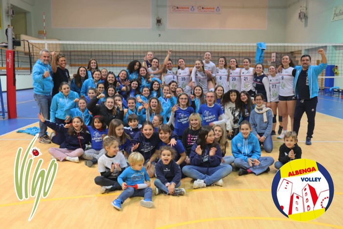 Volley, Serie C. La Vigo Albenga chiude con un altro successo: 40 dei 42 a disposizione per le biancoblù