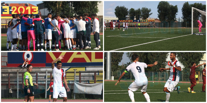 Calcio, Serie D. Il Vado fa suo l'infrasettimanale superando anche il Borgosesia: il fotoracconto del match