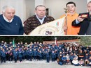 FOTONOTIZIA. Villanovese, 103 anni e non sentirli: Il delegato Coni Roberto Pizzorno ha consegnato al sodalizio arancioblu la Stella di Bronzo
