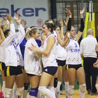 Volley. B2 femminile: l'Iglina Albisola vince contro Trecate Novara e vola al terzo posto in classifica