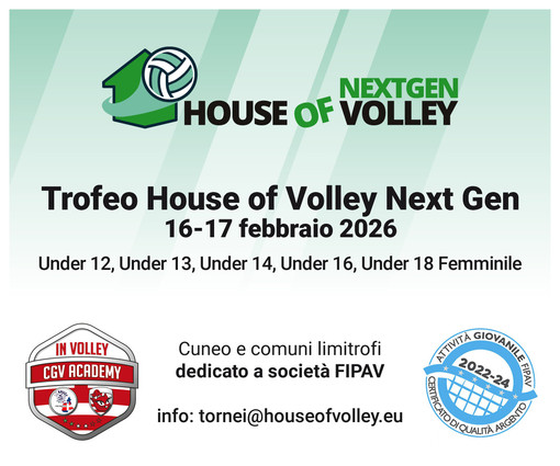 Vivi l’esperienza sportiva di “House of Volley NEXTGEN”: aperta la ricerca di volontari e partner Vivi l’esperienza sportiva di “House of Volley NEXTGEN”: aperta la ricerca di volontari e partner